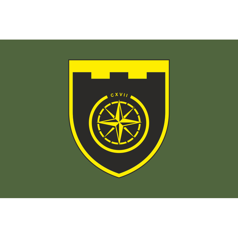 Прапор 117 ОБрТрО ЗСУ (окрема бригада територіальної оборони). Варіант-12 Прапор 117 ОБрТрО ЗСУ (окрема бригада територіальної оборони). Варіант-12