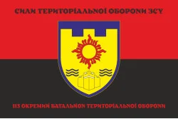 Прапор 113 ОБТрО (окремий батальйон Територіальної оборони) ЗСУ. Варіант-08 Прапор 113 ОБТрО (окремий батальйон Територіальної оборони) ЗСУ. Варіант-08