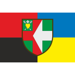 Прапор 65 ВМГ (військовий мобільний госпіталь) ЗСУ. Варіант-05