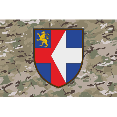 Прапор 66 ВМГ (військовий мобільний госпіталь) ЗСУ. Варіант-06