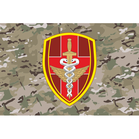 Прапор 450 військового госпіталю ЗСУ. Варіант-06