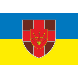 Прапор 762 військового госпіталю ЗСУ. Варіант-01