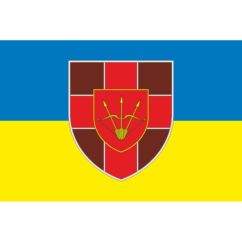 Прапор 762 військового госпіталю ЗСУ. Варіант-01 Прапор 762 військового госпіталю ЗСУ. Варіант-01