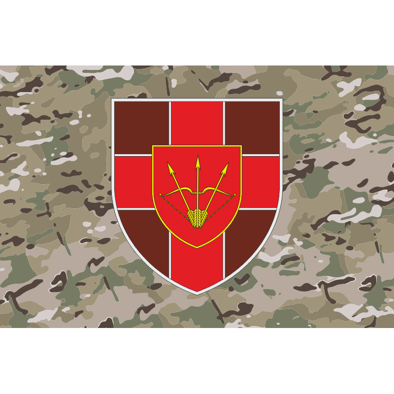 Прапор 762 військового госпіталю ЗСУ. Варіант-06 Прапор 762 військового госпіталю ЗСУ. Варіант-06