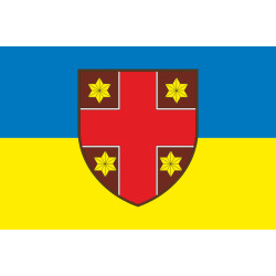Прапор 387 Гарнізонного військового госпіталю ЗСУ. Варіант-01 Прапор 387 Гарнізонного військового госпіталю ЗСУ. Варіант-01