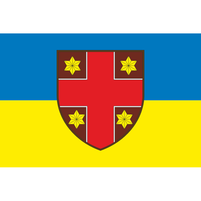 Прапор 387 Гарнізонного військового госпіталю ЗСУ. Варіант-01 Прапор 387 Гарнізонного військового госпіталю ЗСУ. Варіант-01