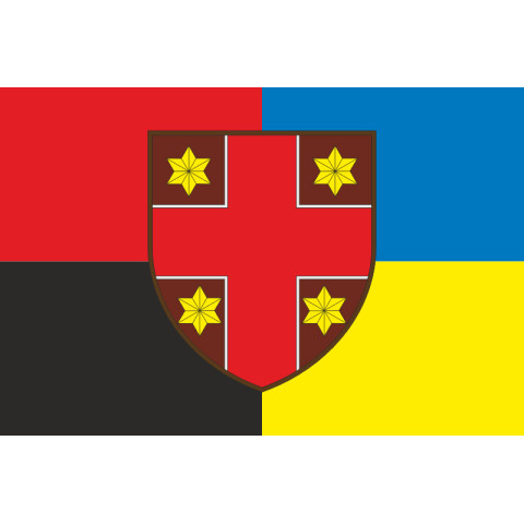Прапор 387 Гарнізонного військового госпіталю ЗСУ. Варіант-05 Прапор 387 Гарнізонного військового госпіталю ЗСУ. Варіант-05