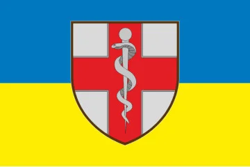 Флаг ВМКЦ ЮР (Военно-медицинский клинический центр Южного региона) МОУ. Вариант-12