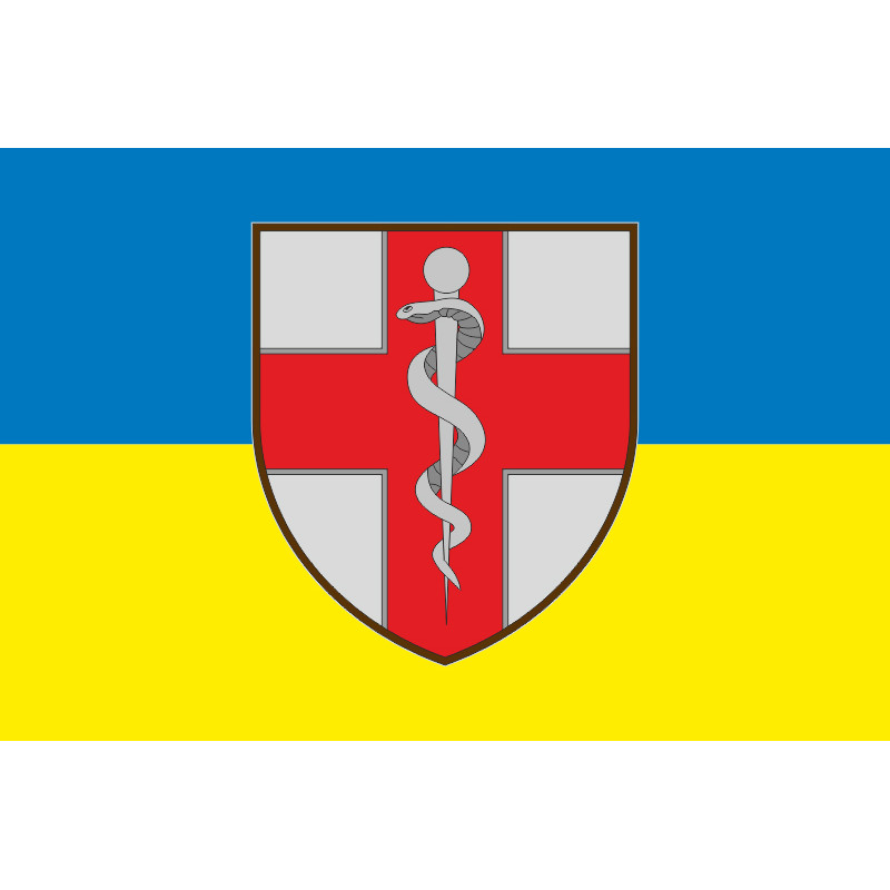 Прапор ВМКЦ ПР (Військово-медичний клінічний центр Південного регіону) МОУ. Варіант-12 Прапор ВМКЦ ПР (Військово-медичний клінічний центр Південного регіону) МОУ. Варіант-12