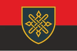 Прапор 228 ОБМЗ (окремий батальйон матеріального забезпечення) ЗСУ. Варіант-03 Прапор 228 ОБМЗ (окремий батальйон матеріального забезпечення) ЗСУ. Варіант-03