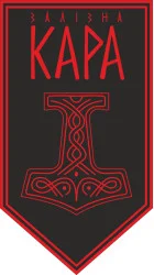 Прапор Підрозділу ударних БпАК «Залізна Кара» 54 ОМБр ЗСУ. Варіант-10