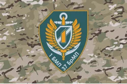 Флаг 37 ОБрМП ВМС ВСУ, 1 батальон. Вариант-13 Флаг 37 ОБрМП ВМС ВСУ, 1 батальон. Вариант-13