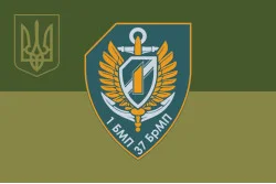 Флаг 37 ОБрМП ВМС ВСУ, 1 батальон. Вариант-14 Флаг 37 ОБрМП ВМС ВСУ, 1 батальон. Вариант-14
