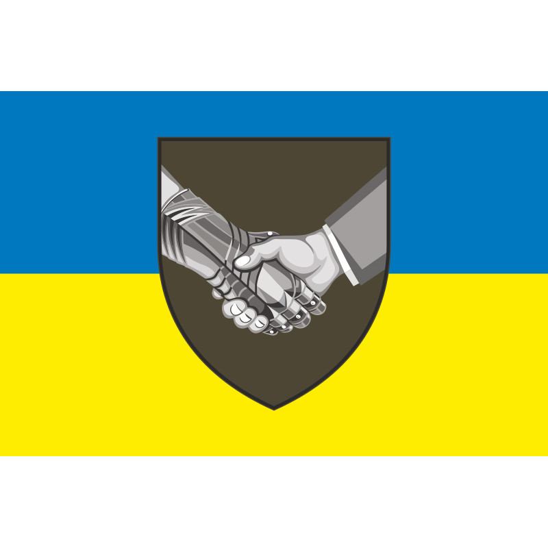 Прапор ЦВС (Цивільне-військово співробітництво). Варіант-01 Прапор ЦВС (Цивільне-військово співробітництво). Варіант-01