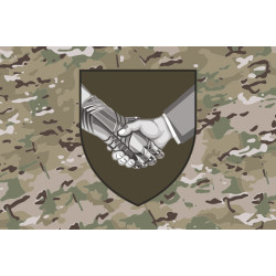 Флаг ГВС (Гражданско-военное сотрудничество). Вариант-06 Флаг ГВС (Гражданско-военное сотрудничество). Вариант-06