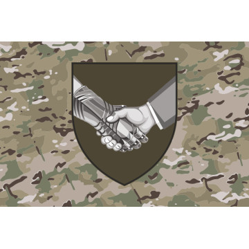 Прапор ЦВС (Цивільне-військово співробітництво). Варіант-06 Прапор ЦВС (Цивільне-військово співробітництво). Варіант-06