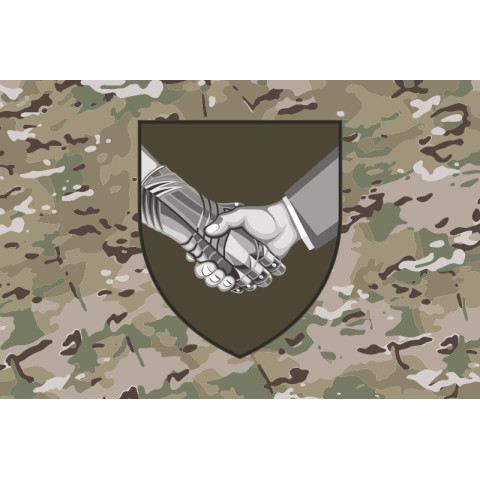 Прапор ЦВС (Цивільне-військово співробітництво). Варіант-06 Прапор ЦВС (Цивільне-військово співробітництво). Варіант-06