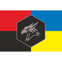 Прапор 424 ОББС (окремий батальйон безпілотних систем) ЗСУ «SVAROG». Варіант-24 Прапор 424 ОББС (окремий батальйон безпілотних систем) ЗСУ «SVAROG». Варіант-24