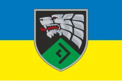 Прапор «Рух опору Північ» ССО ЗСУ. Варіант-04