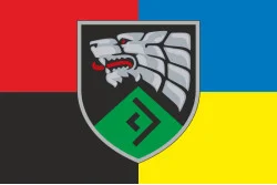 Прапор «Рух опору Північ» ССО ЗСУ. Варіант-08 Прапор «Рух опору Північ» ССО ЗСУ. Варіант-08
