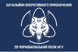 Прапор БОП (Батальйон оперативного призначення) 28 полк НГУ. Варіант-10 Прапор БОП (Батальйон оперативного призначення) 28 полк НГУ. Варіант-10