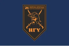 Флаг 21 ОБрООП (отдельная бригада охраны общественного порядка) НГУ. Вариант-18