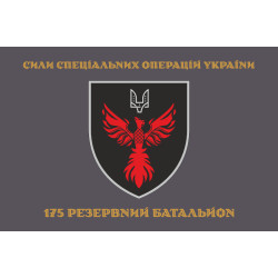 Прапор 175 РБ (резервний батальйон) ССО ЗСУ. Варіант-04 Прапор 175 РБ (резервний батальйон) ССО ЗСУ. Варіант-04