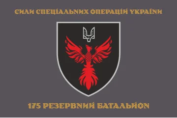 Флаг 175 РБ (резервный батальон) ССО ВСУ. Вариант-04 Флаг 175 РБ (резервный батальон) ССО ВСУ. Вариант-04
