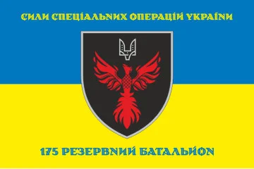 Флаг 175 РБ (резервный батальон) ССО ВСУ. Вариант-06 Флаг 175 РБ (резервный батальон) ССО ВСУ. Вариант-06