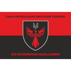 Прапор 175 РБ (резервний батальйон) ССО ЗСУ. Варіант-08 Прапор 175 РБ (резервний батальйон) ССО ЗСУ. Варіант-08