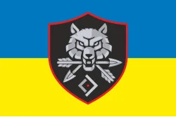 Прапор «Рух опору» ССО ЗСУ. Варіант-05 Прапор «Рух опору» ССО ЗСУ. Варіант-05