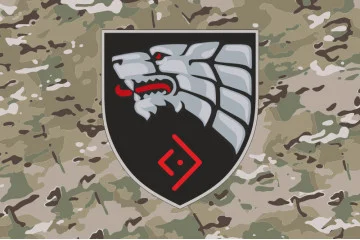 Прапор «Рух опору Схід» ССО ЗСУ. Варіант-09 Прапор «Рух опору Схід» ССО ЗСУ. Варіант-09
