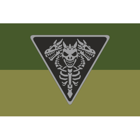 Флаг Подразделения «Bone Group» ГУР МОУ. Вариант-05 Флаг Подразделения «Bone Group» ГУР МОУ. Вариант-05