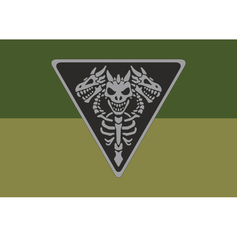 Прапор Підрозділу «Bone Group» ГУР МОУ. Варіант-05 Прапор Підрозділу «Bone Group» ГУР МОУ. Варіант-05