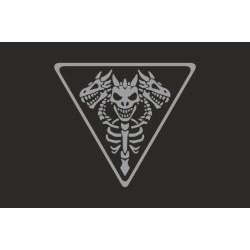 Флаг Подразделения «Bone Group» ГУР МОУ. Вариант-06 Флаг Подразделения «Bone Group» ГУР МОУ. Вариант-06