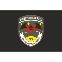 Флаг 93 ОМБр (отдельная механизированная бригада) ВСУ. Разведрота. Вариант-06
