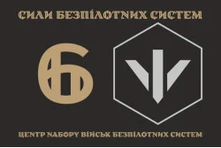 Прапор 6 центру рекрутингу БпС (безпілотних систем) ЗСУ. Варіант-01 Прапор 6 центру рекрутингу БпС (безпілотних систем) ЗСУ. Варіант-01