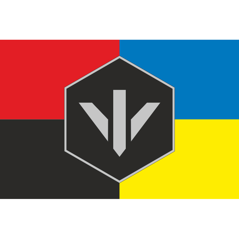 Прапор 6 центру рекрутингу БпС (безпілотних систем) ЗСУ. Варіант-09 Прапор 6 центру рекрутингу БпС (безпілотних систем) ЗСУ. Варіант-09