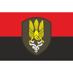 Прапор 168 окремого резервного батальйону ЗСУ. Варіант-02
