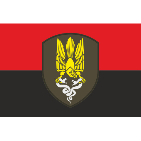 Прапор 168 окремого резервного батальйону ЗСУ. Варіант-02