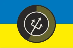 Прапор Морського центру ГУР МОУ «Вікінг». Варіант-01
