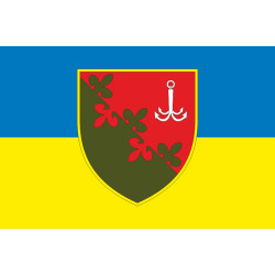 Прапор 91 ОКРП (окремий командно-розвідувальний пункт) ЗСУ. Варіант-01