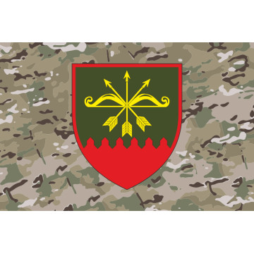 Прапор 632 ОЗКБ (окремий зенітний кулеметний батальйон) ЗСУ. Варіант-21