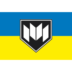 Прапор Підрозділу БПС «КРИЛА» ГУР МОУ. Варіант-03 Прапор Підрозділу БПС «КРИЛА» ГУР МОУ. Варіант-03