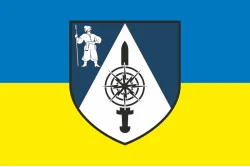 Прапор 110 авіаційної комендатури ЗСУ. Варіант-03 Прапор 110 авіаційної комендатури ЗСУ. Варіант-03