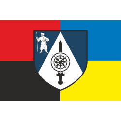 Прапор 110 авіаційної комендатури ЗСУ. Варіант-09 Прапор 110 авіаційної комендатури ЗСУ. Варіант-09