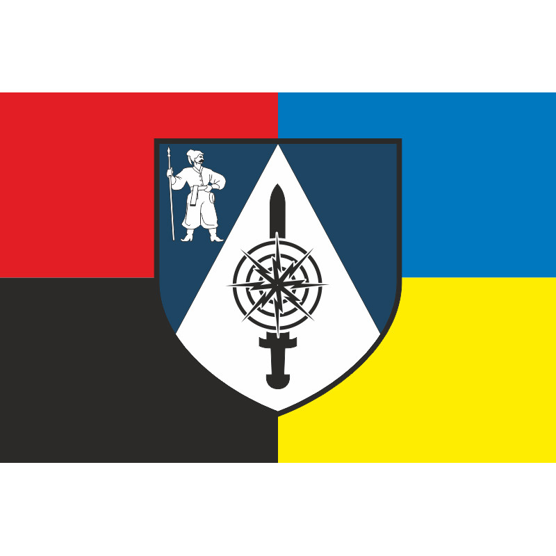 Прапор 110 авіаційної комендатури ЗСУ. Варіант-09 Прапор 110 авіаційної комендатури ЗСУ. Варіант-09