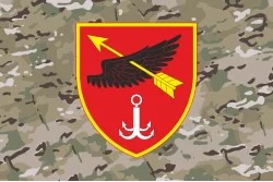 Прапор 10 КП ППО (командний пункт протиповітряної оборони) ЗСУ. Варіант-04