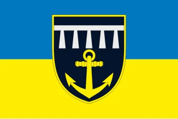 Флаг 174 РБ (резервный батальон) ВМС ВСУ. Вариант-01 Флаг 174 РБ (резервный батальон) ВМС ВСУ. Вариант-01