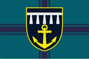 Флаг 174 РБ (резервный батальон) ВМС ВСУ. Вариант-06 Флаг 174 РБ (резервный батальон) ВМС ВСУ. Вариант-06
